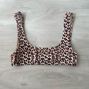 Whit Fox Swim Leopard Bikini Top